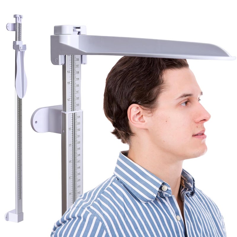 ScaleBelly Wall Wall Mounted Height Measuring Rod – Portable Stadiometer 10–225 cm / 3.9–88.6 in – Height Measurement Tool for Kids & Adults – Ideal for Home, Office, Nurse Station - Image 1